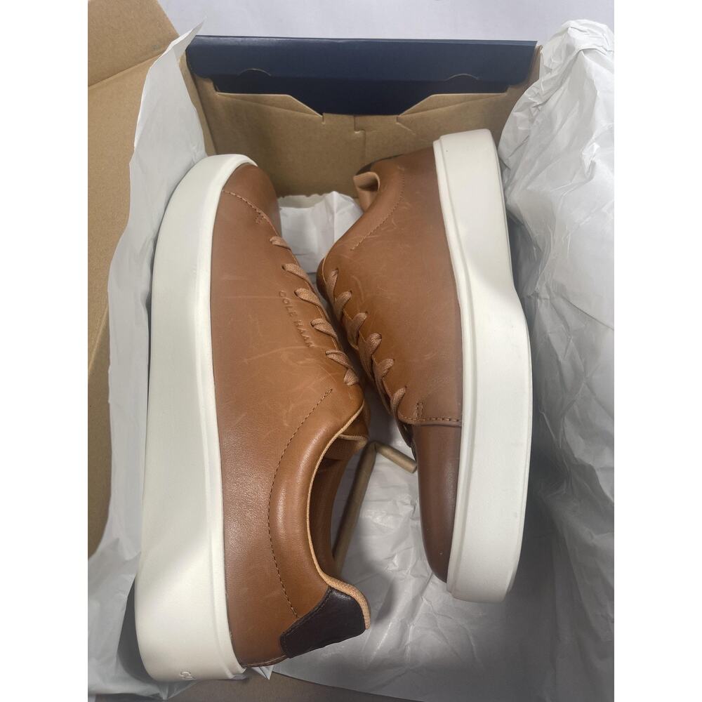 Cole Haan GC Traveler Shoes Mens Size 9.5 British Tan Sneakers New Box - Picture 13 of 15